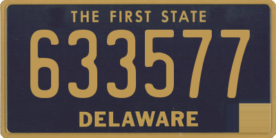 DE license plate 633577