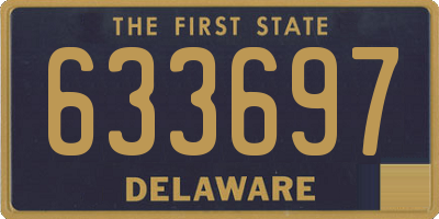 DE license plate 633697
