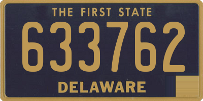 DE license plate 633762