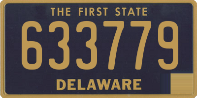 DE license plate 633779