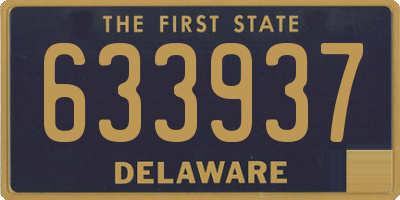 DE license plate 633937