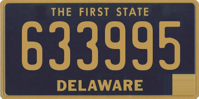 DE license plate 633995