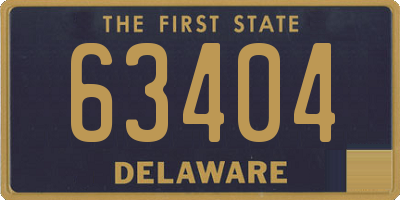 DE license plate 63404