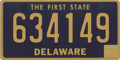 DE license plate 634149