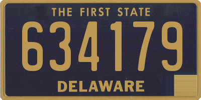DE license plate 634179