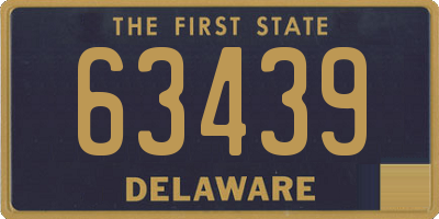 DE license plate 63439