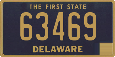 DE license plate 63469
