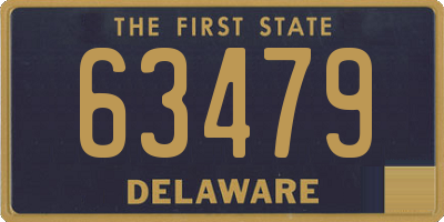 DE license plate 63479