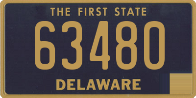 DE license plate 63480