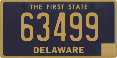 DE license plate 63499