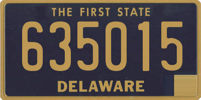 DE license plate 635015
