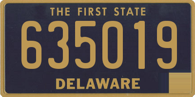 DE license plate 635019