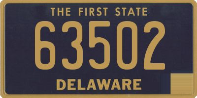 DE license plate 63502