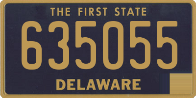 DE license plate 635055