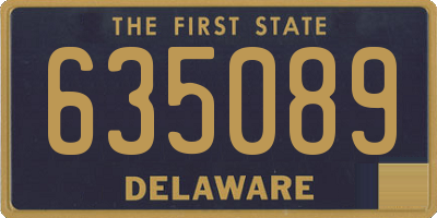 DE license plate 635089