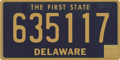 DE license plate 635117