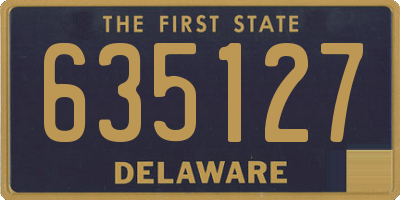 DE license plate 635127