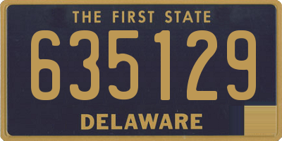 DE license plate 635129