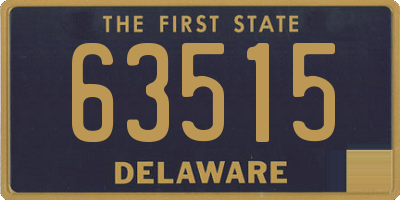 DE license plate 63515