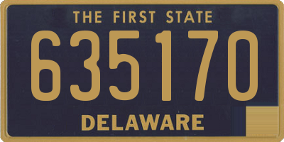 DE license plate 635170
