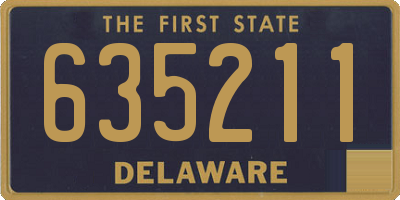 DE license plate 635211