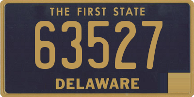 DE license plate 63527