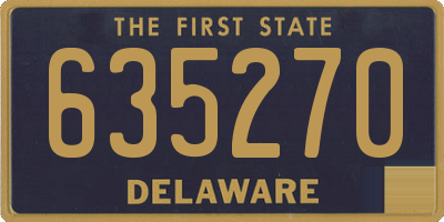 DE license plate 635270