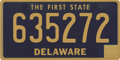 DE license plate 635272