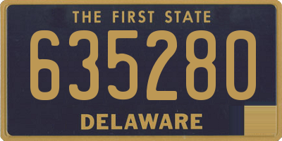 DE license plate 635280