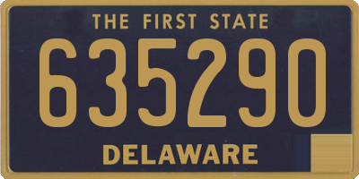 DE license plate 635290