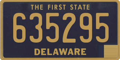 DE license plate 635295