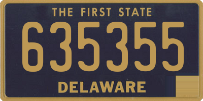 DE license plate 635355