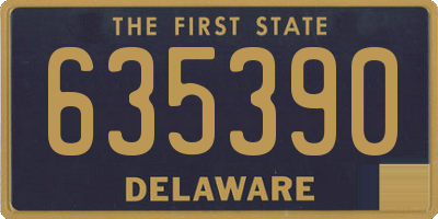 DE license plate 635390