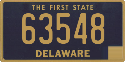 DE license plate 63548