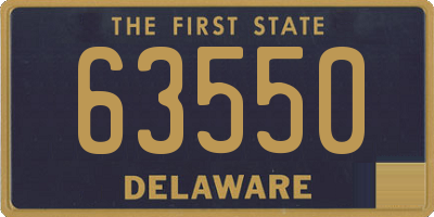 DE license plate 63550