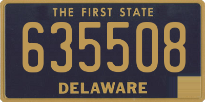 DE license plate 635508