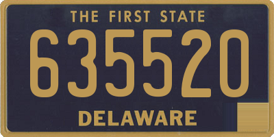 DE license plate 635520