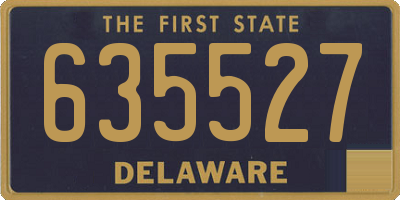 DE license plate 635527