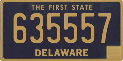 DE license plate 635557