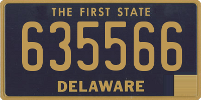 DE license plate 635566