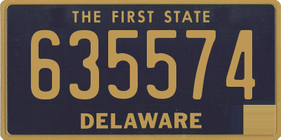 DE license plate 635574