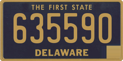 DE license plate 635590
