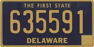 DE license plate 635591