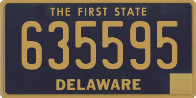 DE license plate 635595
