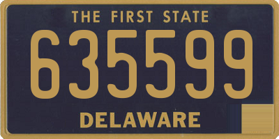 DE license plate 635599