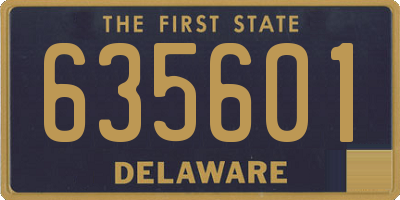DE license plate 635601