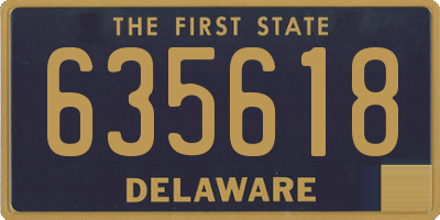 DE license plate 635618