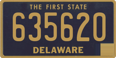 DE license plate 635620