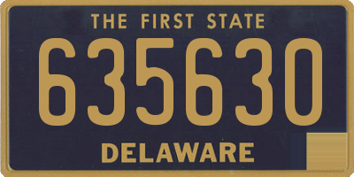 DE license plate 635630