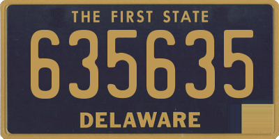 DE license plate 635635